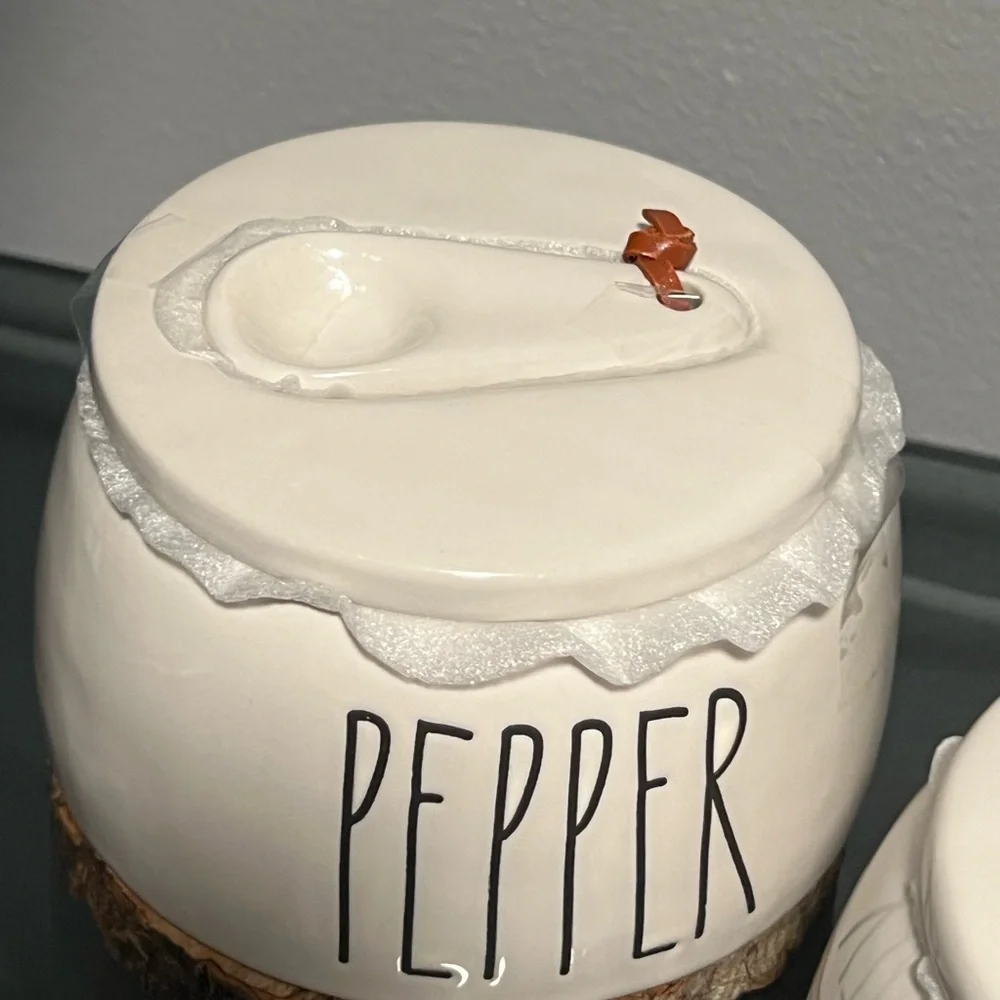 Rae Dunn Salt and Pepper Ceramic Set
